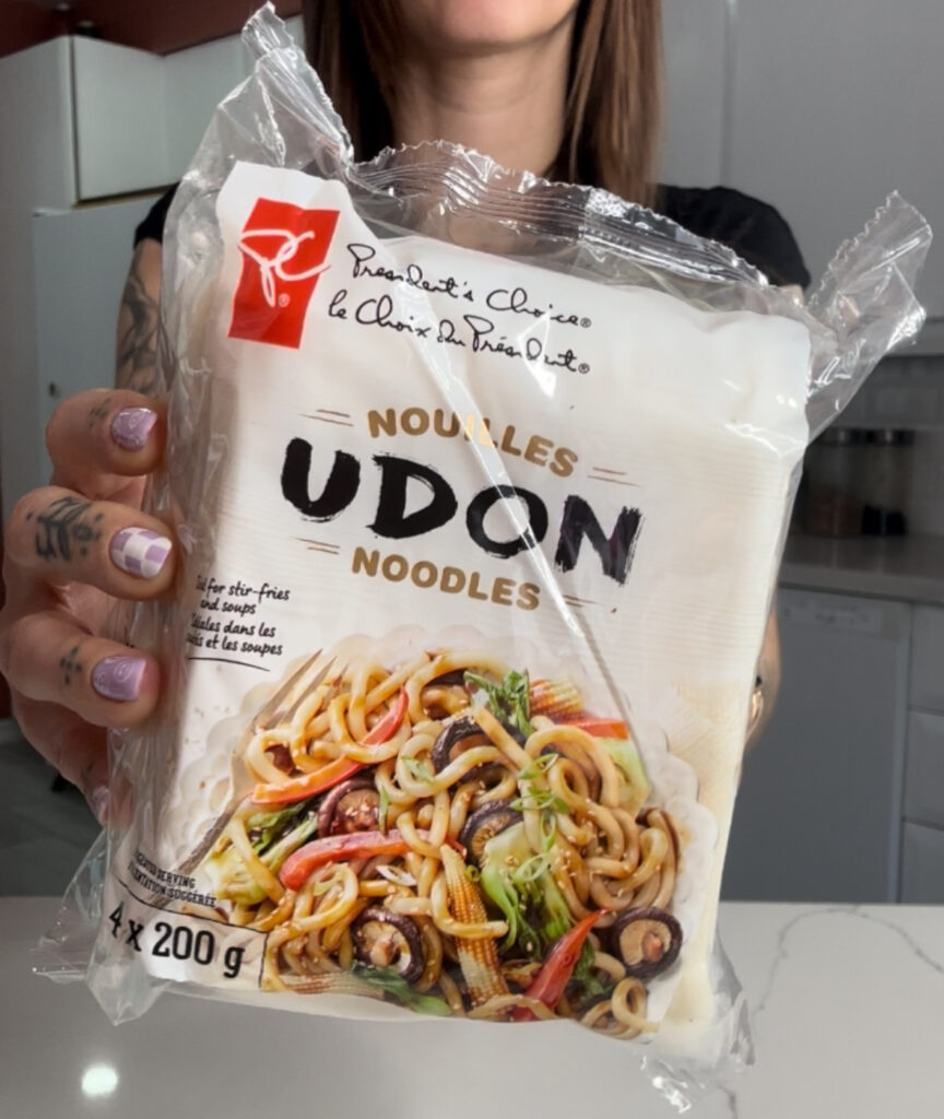 package of udon noodles 