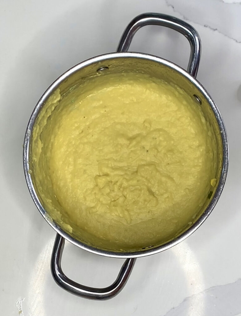 jalapeno-corn mash potato mixture