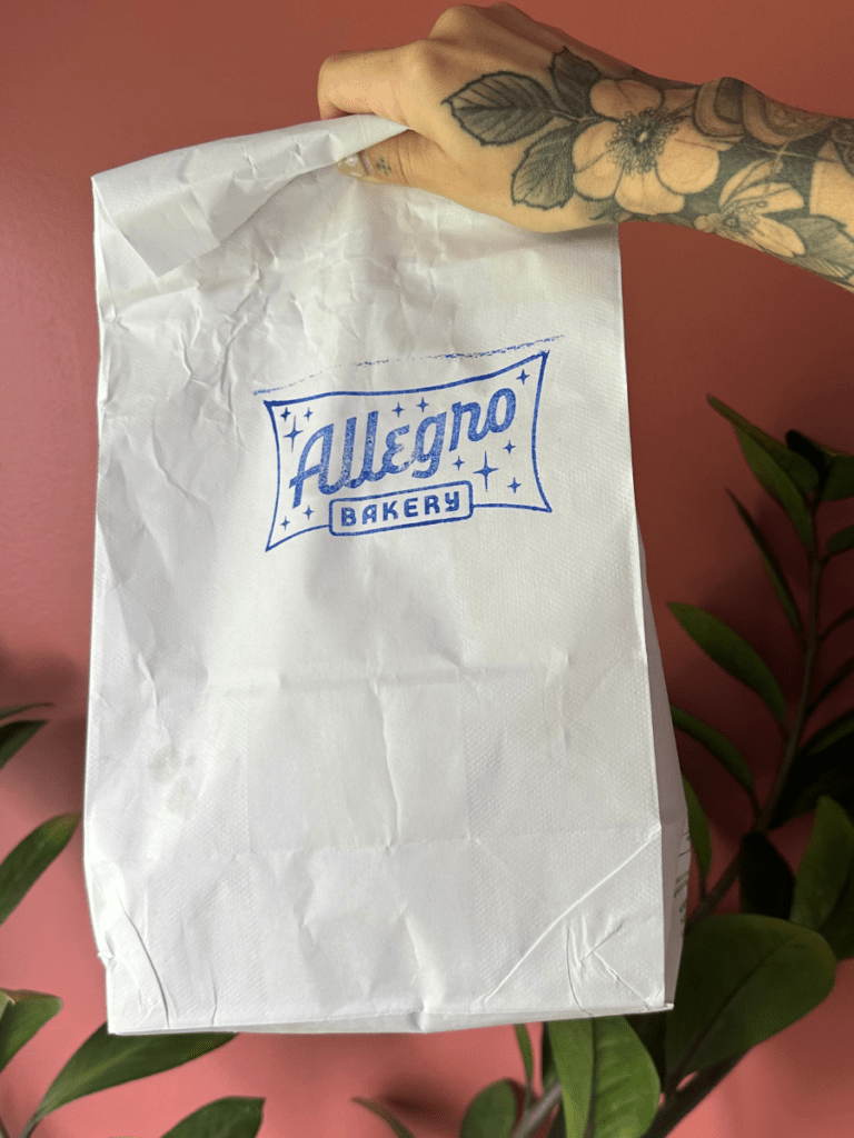 Allegro Bakery Bag: 100% Vegan Food