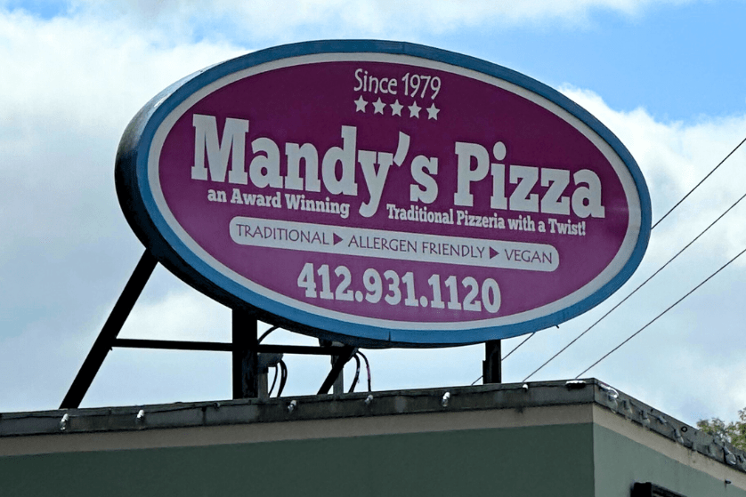 Vegan Food Pittsburgh: Mandy's Pizza 