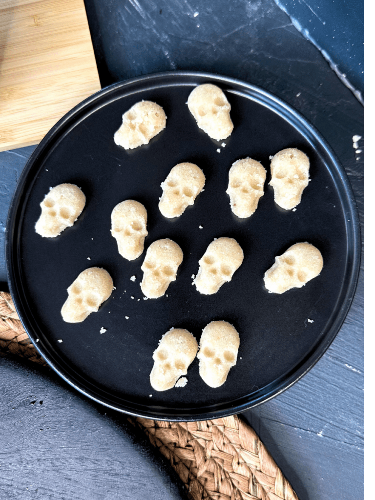 streusel skulls right out of the freezer