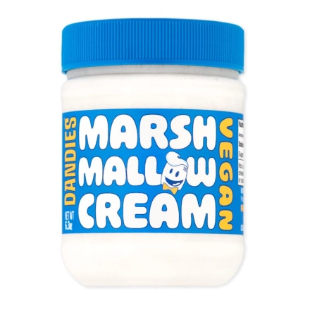 Marshmallow cream is used for ghosts spread on the inside of the cup.
