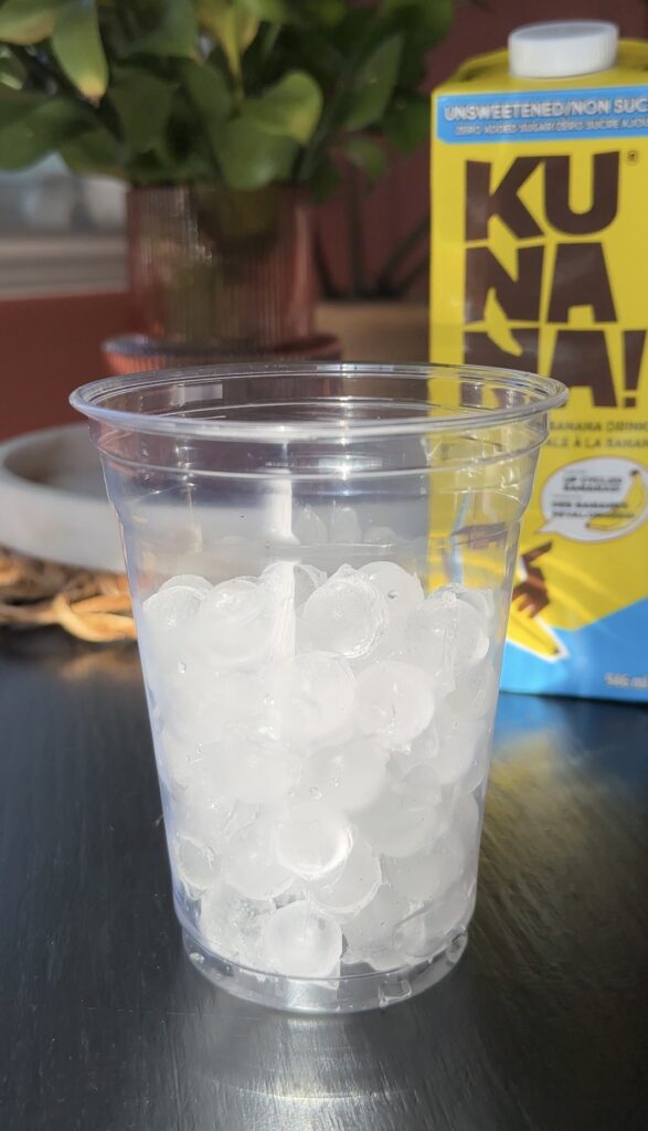 cup of ice