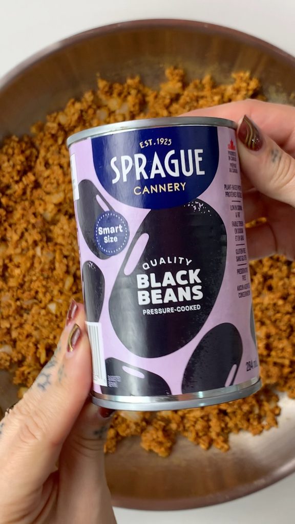 can of black bean